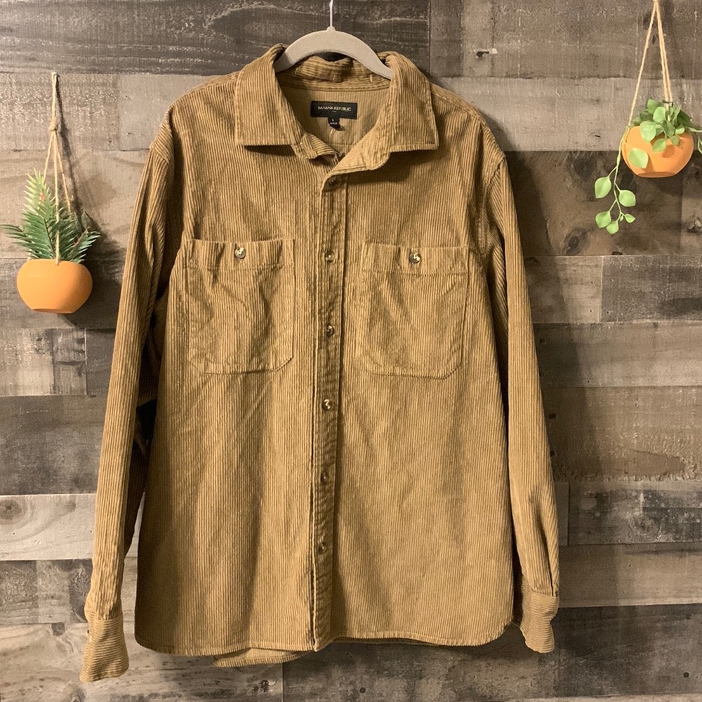 Brown corduroy thin jacket never been worn